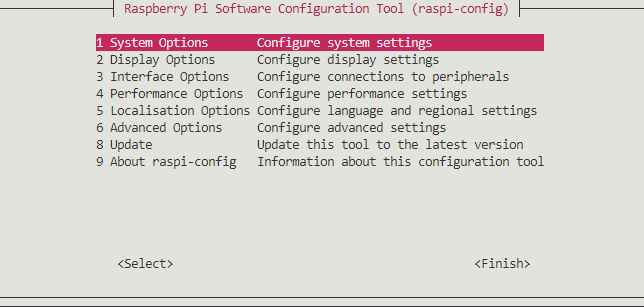 raspi-config